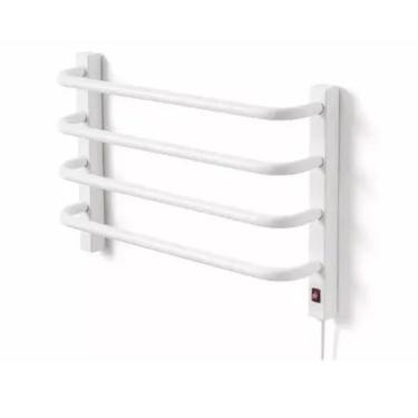 Imagem de Flape Toalheiro Térmico Pequeno 220V Direito + Timer Digital - 1 Toalha Branco