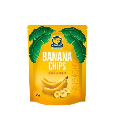 Imagem de Chips de Banana com Açúcar e Canela Magario - 50g