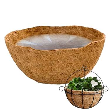 Imagem de Rrlihjgu Forros para vasos de flores de coco, forro de coco | Base de com forro de almofada para vaso de flores,Almofada de base de fibra de para varanda, casa, jardim e vasos de