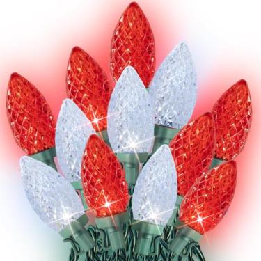 Imagem de String Lights Dazzle Bright C9 100 LED 20m à prova d'água RGB