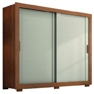 Imagem de Guarda Roupas Casal 2 Portas de Correr 4 Gavetas Titanium Zanzini