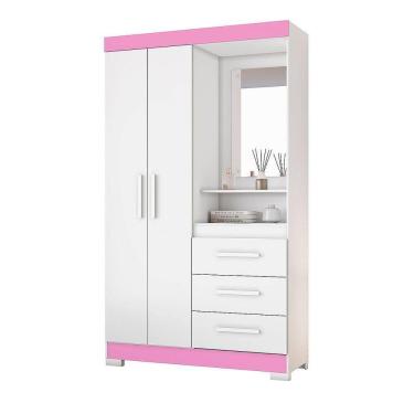 Imagem de Guarda-roupa 2 Portas Nt 5170 Rosa - Notável