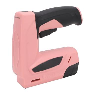 Imagem de Asixxsix Pistola de Grampo Elétrica, Estofamento Sem Fio Tipo U e T 2 Em 1 Kit de Grampeador Brad Nailer Pistola de Pregos Alimentada por Bateria Recarregável USB para Madeira Macia