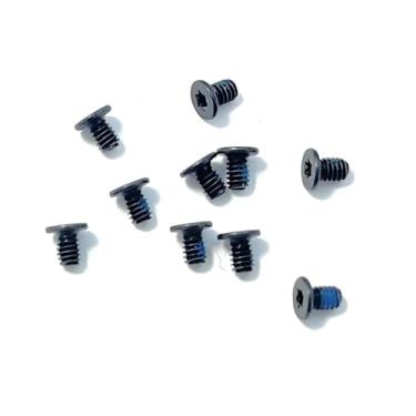 Imagem de HSSDTECH Parafusos de substituição da tampa da base inferior inferior para ASUS N550 N550JA N550JK N550JV N550JX Q550LF Parafusos da caixa inferior pretos