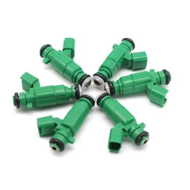 Imagem de Conjunto de 6 bicos injetores de combustível para KIA Sorento 3.5L V6 (2011, 2012 e 2014) - Peças de reposição para carros: 35310-3C400 353103C400 S0631B041