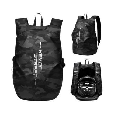Imagem de Mochila Para Capacete De Motocicleta À Prova d'Água De Grande Capacida