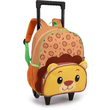 Imagem de Mochila De Rodinha Infantil Bichinhos 3d Escolar Creche Fofa - D Prese