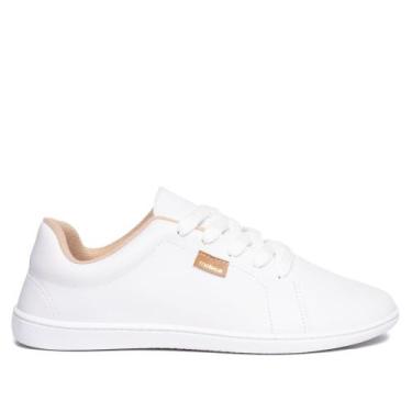 Imagem de Tênis Feminino Moleca Napa Sardenha Casual Branco, Branco, 38
