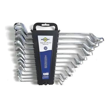 Imagem de Jogo De Chave Estrela 6 A 32Mm 12 Peças Aço Carbono Brasfort