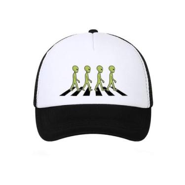 Imagem de Boné de beisebol Extraterrestrial Beings Anime Poliéster Preto - Yiwei