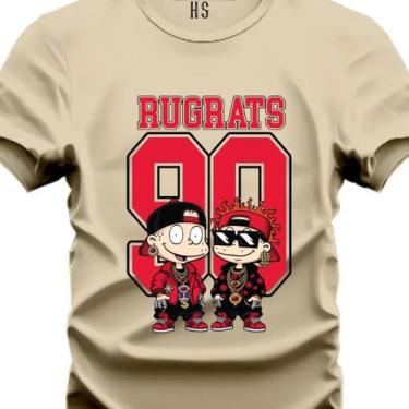 Imagem de Camiseta Personalizada Do p ao G3 Hugrats 99, Bege, G2