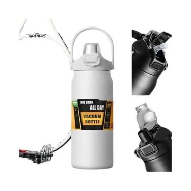 Imagem de Copo Térmico de Aço Inoxidável com Isolamento a Vácuo para Bebidas Que