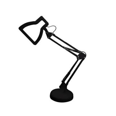 Imagem de Luminária de Mesa 3D LED Preto Dimerizável Moderna Bivolt - ShopMix, B