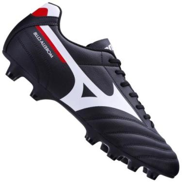 Imagem de Chuteira Campo Mizuno Morelia Club Md, Preto, 38
