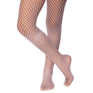 Imagem de Meia Calça Lobinha Arrastão Lupo, M, Rosa