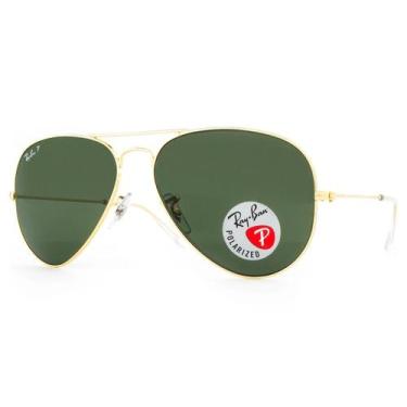 Imagem de Óculos De Sol Ray Ban Aviador Polarizado RB3025L 001/58-58