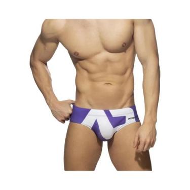 Imagem de Sunga Boxer Masculina De Secagem Rápida Com Estampa De Letras Para Pra
