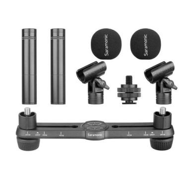 Imagem de Kit Condensador Duplo Para Estúdio - Sr-m500 - Com Nf - SARAMONIC