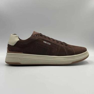 Imagem de Sapatênis masculino ferracini locker ref 7161-683, Marrom, 42