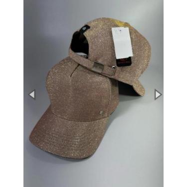 Imagem de Boné trucker aba curva Glitter / brilho - Anth Co., Dourado claro