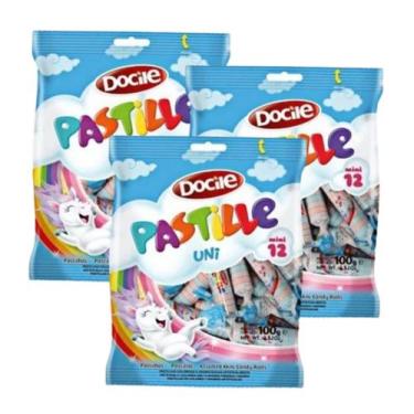 Imagem de Pastilha Pastille Unicórnio Mini 12 100g - 3 Unid