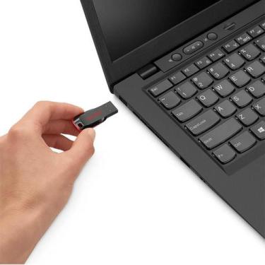 Imagem de Pendrive sandisk cruzer blade 64gb - sdcz50-064g-b35, Preto