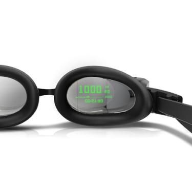 Imagem de Holoswim 2 Pro Óculos de natação inteligentes, óculos AR antiembaçantes, rastreador de fitness que mostra suas métricas compatíveis com Apple e Garmin Watch