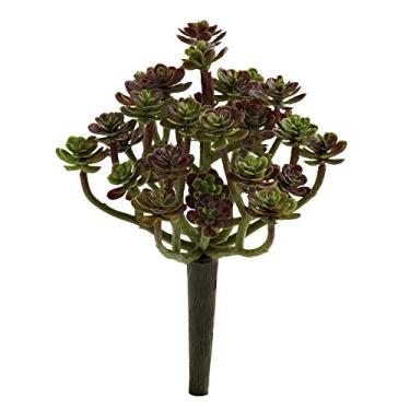 Imagem de Nearly Natural Suculenta de seda, 17,78 cm (7"), (conjunto de 8) planta artificial, verde