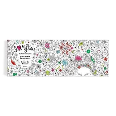 Imagem de Andrea Pippins Flowers in Your Hair Color-In 1000 Piece Panoramic Puzzle