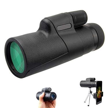 Imagem de Telescópio monocular 12X50 à prova d'água de alta definição à prova d'água de alta ampliação, prisma BAK-4, adequado para observação de pássaros, caminhadas
