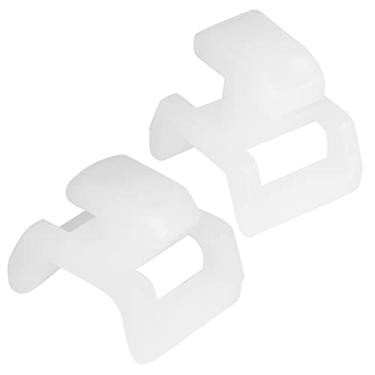 Imagem de QANYEGN 50 Peças De Fio De Cabo De Montagem Em Base De Plástico Branco, Suporte De Braçadeiras De Zíper, Base De Braçadeira De Cabo, Suporte De Fio De Montagem Em Sela(European Standard 30)