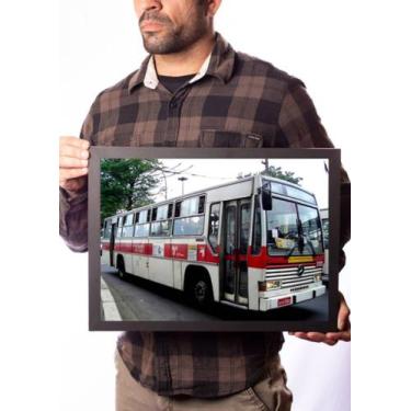 Imagem de Quadro Decorativo Foto Ônibus Antigo 3459 Itaim Paulista - Fanarte