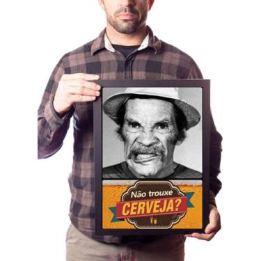 Imagem de Quadro Seu Madruga Bravo Não Trouxe Cerveja Decoração - Fanarte