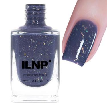 Imagem de Verniz de Unhas ILNP Starlight Stormy Indigo - Efeito Flakie Shimmer