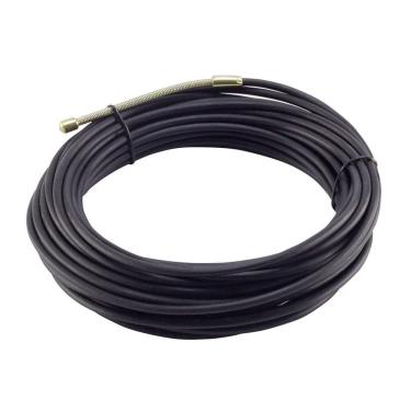 Imagem de Passa Fio sem Alma de Aço 10 Metros Preto Force Line