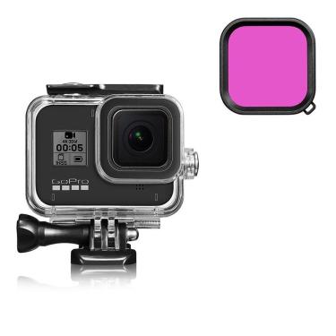 Imagem de Filtro de Mergulho Magenta para Câmeras GoPro Hero 8