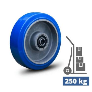 Imagem de Roda Industrial 5 Polegadas Poliuretano Elástico 250 Kg