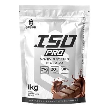 Imagem de ISO PRO Whey Protein Isolado 1kg - Soldiers Nutrition Sabor: Chocolate Belga