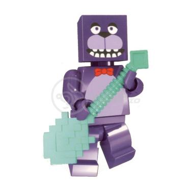 Imagem de Brinquedo Boneco Bloco De Montar Five Nights At Freddy´s Compatível Com Lego - Bonnie