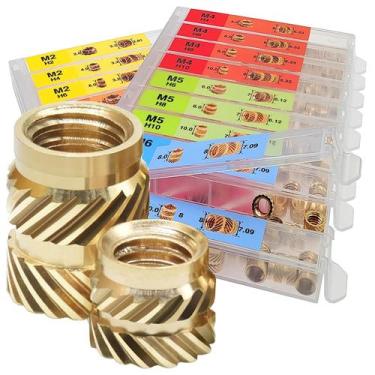 Imagem de Kit de sortimento de insertos roscados EEEEE M2-M6 (350 unidades) em l