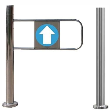 Imagem de Porta de segurança de entrada de supermercado, 50 60 70 80 90 100 cm passagem corredor entrada fechamento automático porta de 1 via para loja de biblioteca shopping centers importação exportação