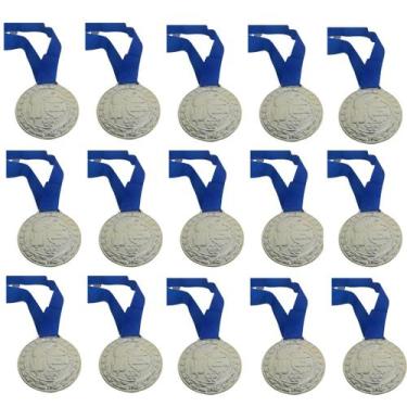 Imagem de Kit C/15 Medalhas de Ouro Prata ou Bronze Honra ao Merito 943 - 1 Fit,