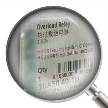 Imagem de 3UA5040-1D 1Pcs Brand New in Box Thermal Overload Relay 3UA5040-1D 2-3.2A 3UA5040-1D
