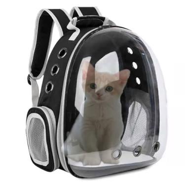 Imagem de ZYHOAOE Mochilas Transportadoras De Animais, Bolsa Transparente Com Cápsula De Espaço Para Animais De Estimação, Bolsa Para Cães Pequenos, Gatos, Transportadora De Viagem Aprovada Por Companhia Aérea