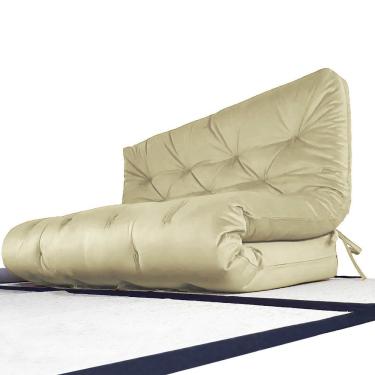Imagem de Futon Sofa Cama Casal D33 Tendencia Oriental Bege