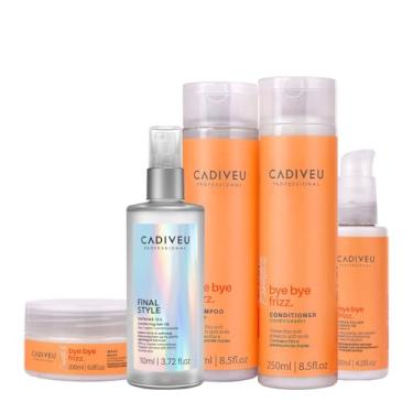 Imagem de Kit Cadiveu Professional Bye Bye Frizz Hair Care Total e Final Style Oil G (5 produtos)