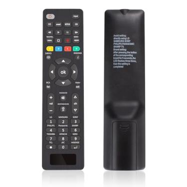 Imagem de Controle remoto universal compatível com Samsung/LG/Vizio/Hisense/Sony/Philips/Onn/Sharp/RCA/Element/Westinghouse/Sanyo/Emerson TV e mais Smart TVs de marca
