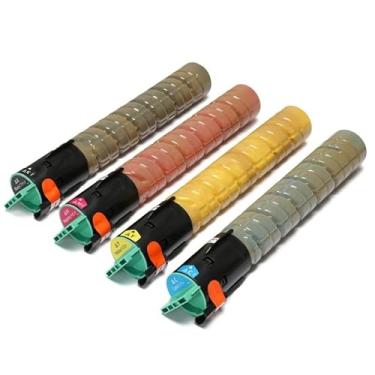 Imagem de Kit Toner Sintético Compatível Zeus 4 Cores para Ricoh MPC2050 MPC2051 MPC2550 MPC2551