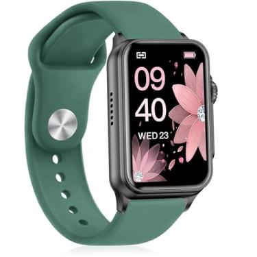 Imagem de Inhosper Pulseiras de silicone compatíveis com relógio inteligente FITVII Nexa de 4 cm, pulseiras esportivas macias de substituição para relógio FITVII Nexa Fitness Tracker Watch feminino e masculino