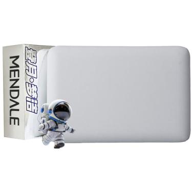 Imagem de mendale Travesseiros de espuma viscoelástica para dormir, travesseiro de cama refrescante para alívio da dor no pescoço, design de contorno tamanho queen para dormir de estômago nas costas laterais